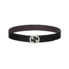 【五】GUCCI 古驰 男士Signature牛皮革双面腰带 黑色 473030 CWCWN 1070 商品缩略图0