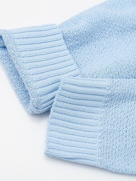 慵懒风浅紫针织开衫 春季新款圆领宽松显瘦空调衫外搭 商品图4