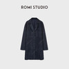 ROMI STUDIO土耳其进口头层绒面小羊皮复古中长款皮衣RWCAWT6136 商品缩略图2