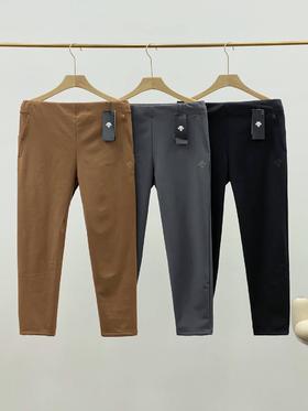 加绒！笛桑特综训男式防水防雨透湿梭织运动松紧腰冲锋软壳长裤