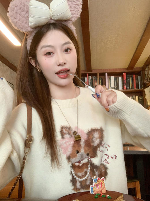 <曾小咸推荐>现货秒杀 ！微信超特价！韩系刺绣毛衣 日常199.99 立减110 秒杀89.99！！外套 秒杀139.99！！ 商品图12