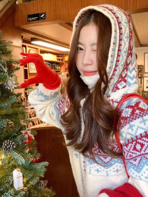 <曾小咸推荐>现货秒杀 ！微信超特价！费尔岛连帽针织衫外套 日常239.99 立减140 秒杀99.99！！ 商品图7