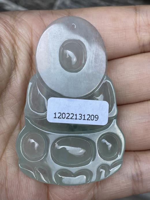 【直播大场福利】高货 高冰起胶晴水翡翠观音 附证书 商品图3