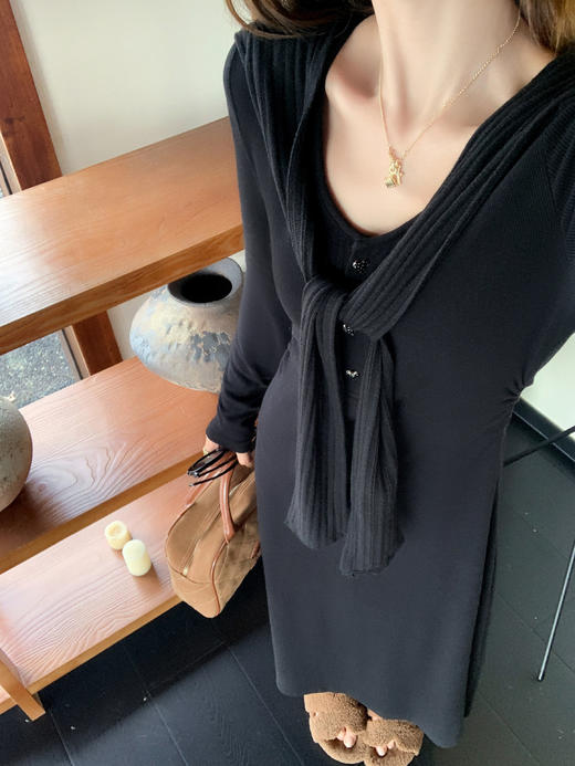<曾小咸推荐>3.16现货秒杀 ！微信超特价！披肩v领针织连衣裙 日常219.99 立减120 秒杀99.99！！ 商品图14