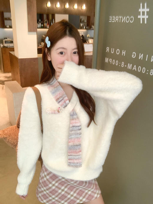 <曾小咸推荐>现货秒杀 ！微信超特价！渐变领带毛衣 日常209.99 立减110 秒杀99.99！！ 商品图9