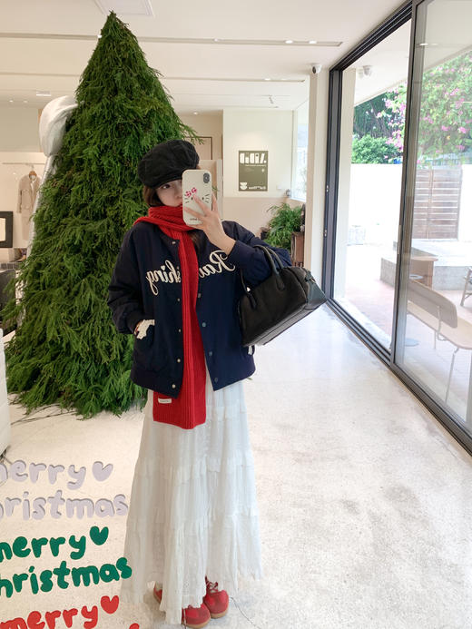 <曾小咸推荐>现货秒杀 ！微信超特价！复古字母刺绣夹棉棒球服 日常289.99 立减140 秒杀149.99！！ 商品图5