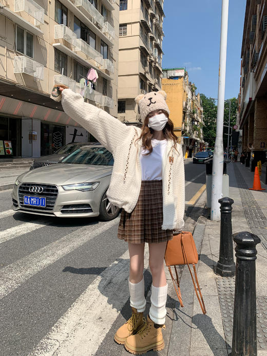 <曾小咸推荐>现货秒杀 ！微信超特价！【日漫少女腿】2色格子百褶裙 日常129.99 立减60 秒杀69.99！！ 商品图8