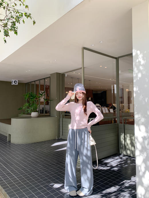 <曾小咸推荐>现货秒杀 ！微信超特价！条纹长袖T恤 日常119.99 立减50 秒杀69.99！！ 商品图7