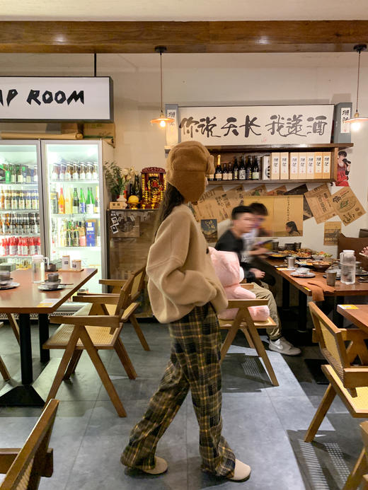 <曾小咸推荐>现货秒杀 ！微信超特价！复古黄格子休闲裤 日常179.99 立减90 秒杀89.99！！ 商品图10