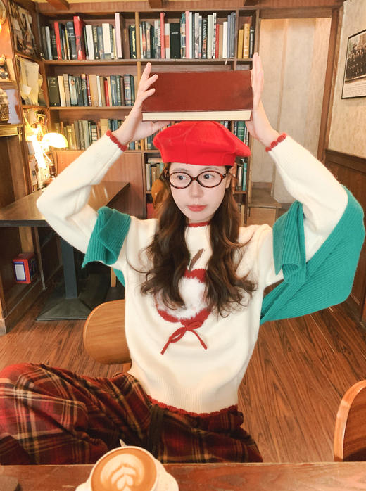 <曾小咸推荐>现货秒杀 ！微信超特价！韩系红格纹直筒休闲裤 日常209.99 立减110 秒杀99.99！！ 商品图5