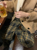 <曾小咸推荐>现货秒杀 ！微信超特价！复古黄格子休闲裤 日常179.99 立减90 秒杀89.99！！ 商品缩略图6