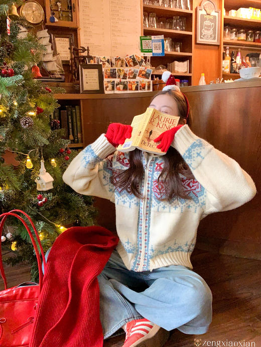 <曾小咸推荐>现货秒杀 ！微信超特价！费尔岛连帽针织衫外套 日常239.99 立减140 秒杀99.99！！ 商品图6