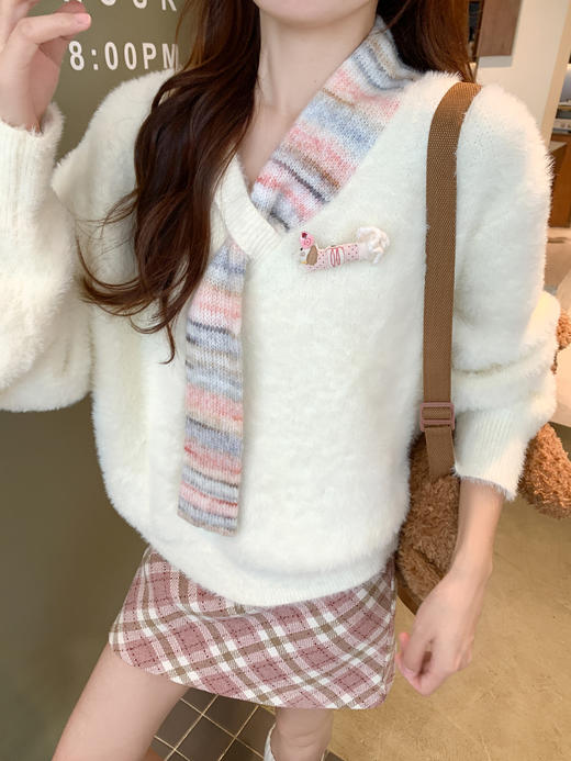 <曾小咸推荐>现货秒杀 ！微信超特价！渐变领带毛衣 日常209.99 立减110 秒杀99.99！！ 商品图5