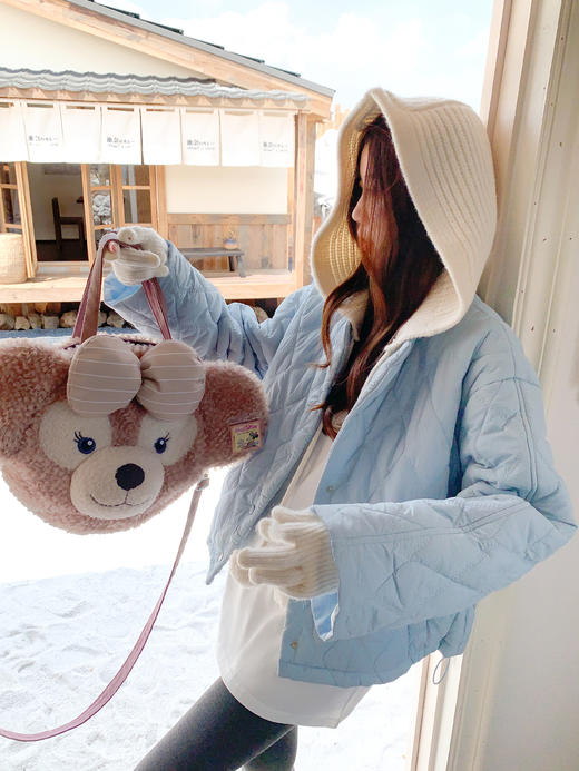 <曾小咸推荐>现货秒杀 ！微信超特价！韩系假两件连帽外套 日常289.99 立减140 秒杀149.99！！ 商品图7