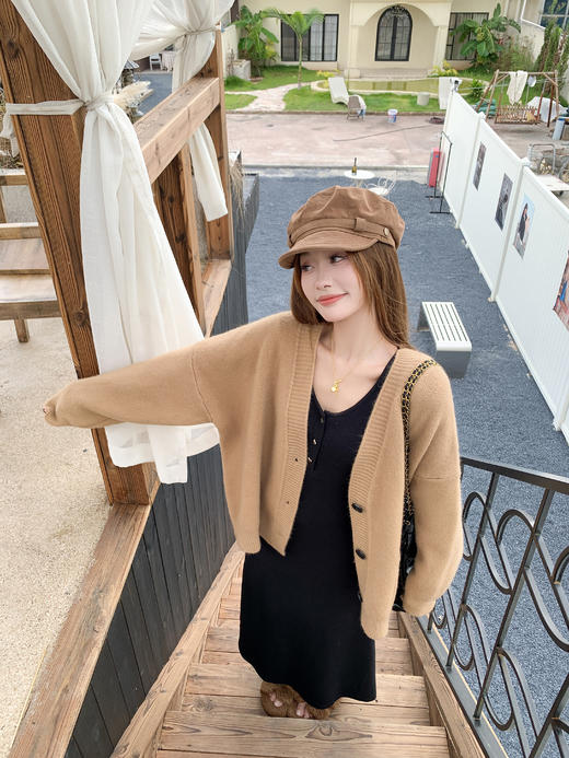 <曾小咸推荐>3.16现货秒杀 ！微信超特价！披肩v领针织连衣裙 日常219.99 立减120 秒杀99.99！！ 商品图8