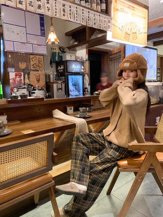 <曾小咸推荐>现货秒杀 ！微信超特价！复古黄格子休闲裤 日常179.99 立减90 秒杀89.99！！ 商品图9