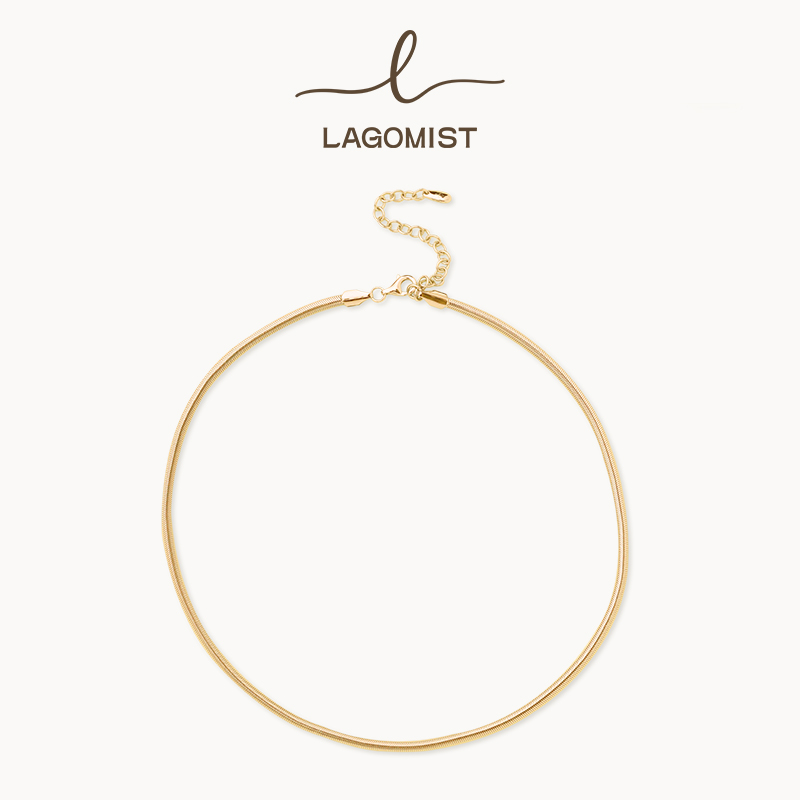 【Lagomist】拿铁系列 | 金/银咖啡蛇骨链