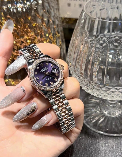 QB1-劳力士CS紫日志 钻圈间玫金 2236机（SH） 商品图4