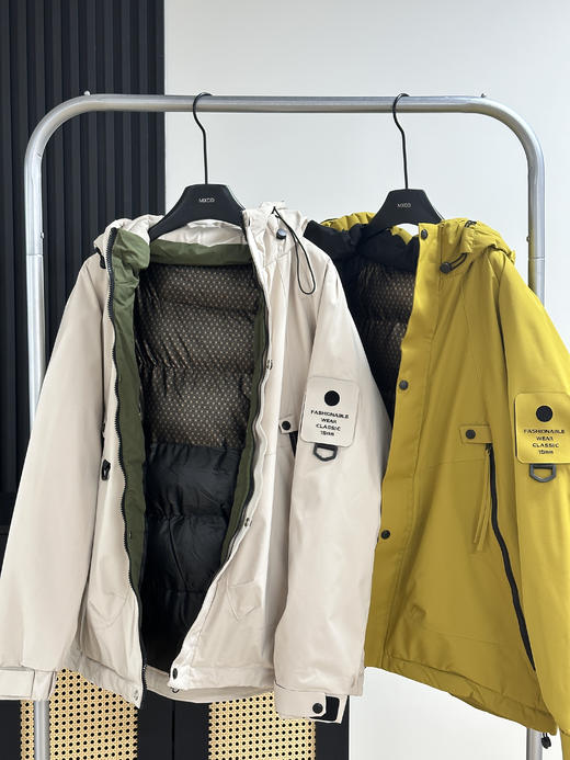 品牌捡漏男女同款黑科技蓄热冲锋衣P棉外套 商品图8