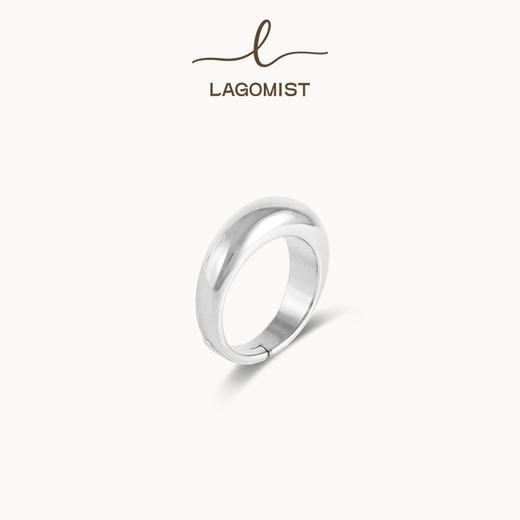 【宋佳&王栎鑫&弦子同款】Lagomist拿铁系列 | 金/银咖啡杯柄中号戒指 商品图1