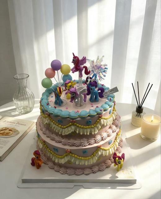 【优品系列】--【大号版小马宝莉】儿童蛋糕【玩偶造型随机】 商品图2