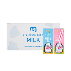 麦德龙 麦臻选A2β-酪蛋白纯牛奶 250ml*24