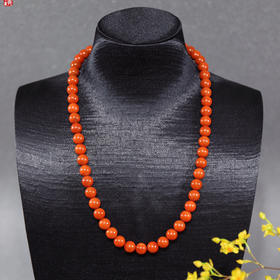 南红柿子红项链