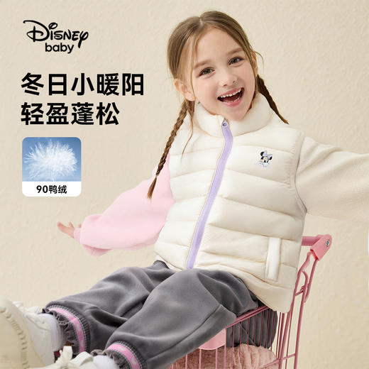 【90-160】迪士尼儿童冬款轻薄羽绒马甲 商品图8
