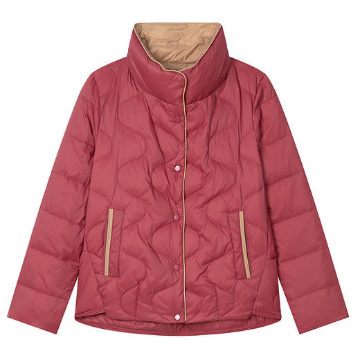 丁摩 大码宽松短款羽绒服女冬装新款90白鸭绒羽绒外套5ZF-363199 商品图4