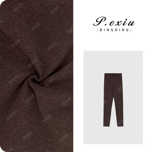 04-1潘依绣丁丁宠粉加绒磨毛加厚秋冬保暖显瘦打底裤 G7115 商品图0