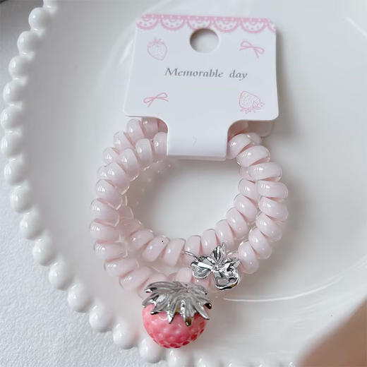 ZY草莓电话线对装XMH电话线-纪念日百货门店同款169152798 商品图3