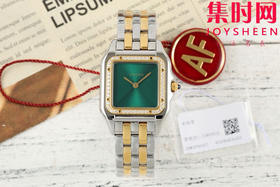 AF卡地亚猎豹系列 PANTHERE猎豹新字面 女士腕表 中号表盘尺寸：27×37mm