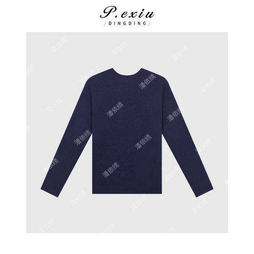 04-2潘依绣丁丁宠粉时尚高级简约百搭打底衫Q8461 商品图0