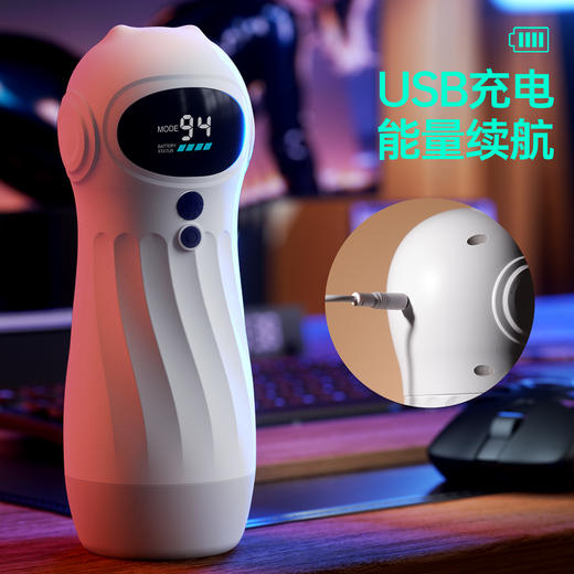 【魅爱空间】喵星人震动吮吸发音液晶显示互动AI 商品图6