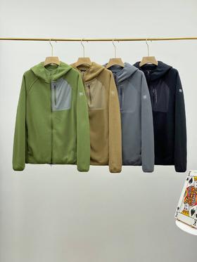 可隆抓绒衣男款户外运动抓绒夹克徒步露营保暖外套上衣