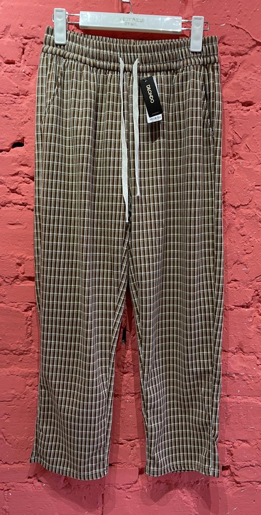 德绒格子长裤舒适透气简约大气12525972 商品图4