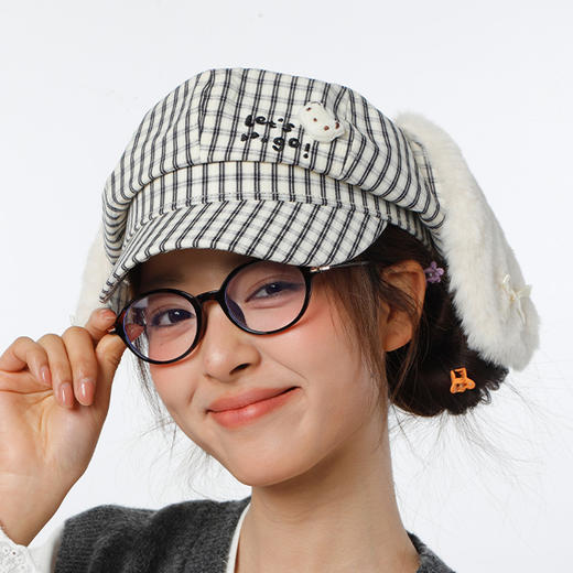 豆豆兔耳朵八角鸭舌帽-纪念日百货门店同款169146216 商品图1