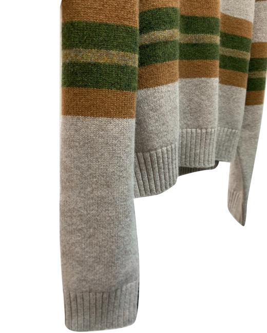 女款v领条纹针织毛衣zh 商品图2