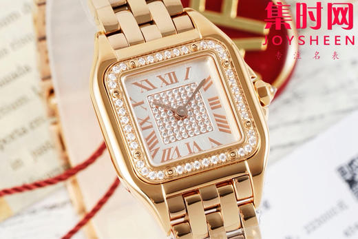 AF卡地亚猎豹系列 PANTHERE猎豹满钻面 满天星 女士腕表 小号表盘尺寸：22×30.3mm 商品图1