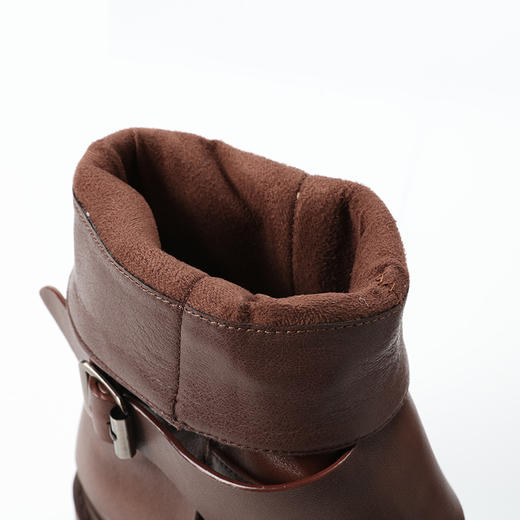 BAKERLOO女鞋牛皮皮带扣斗篷时尚短靴JY126 商品图5