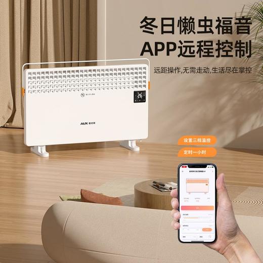 奥克斯家用取暖器暖风机电暖气省电速热对流式静音卧室电暖器 商品图3