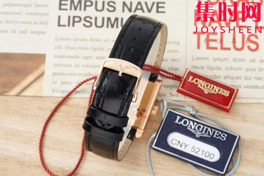 AF浪琴新款迷你黛绰维纳系列 方形女士腕表 优雅问世，开启崭新篇章！
表盘尺寸：21.50毫米x 29.00毫米 商品图8