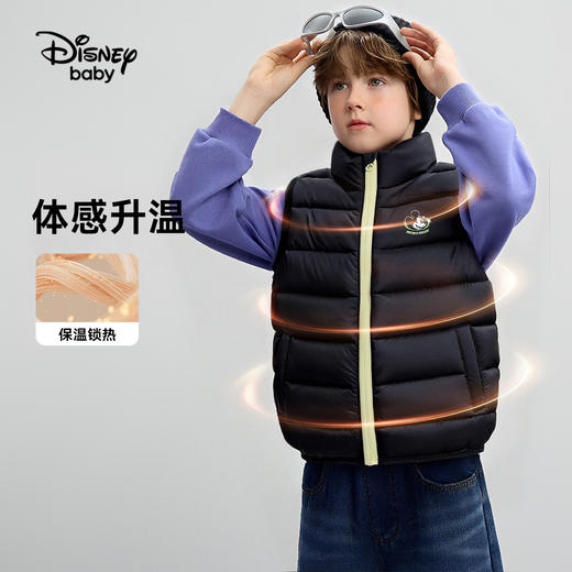 【90-160】迪士尼儿童冬款轻薄羽绒马甲 商品图7