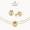 【秦岚&于文文&万妮达同款】Lagomist拿铁系列 | 金/银咖啡豆耳钉项链套装 小众时尚 商品缩略图1