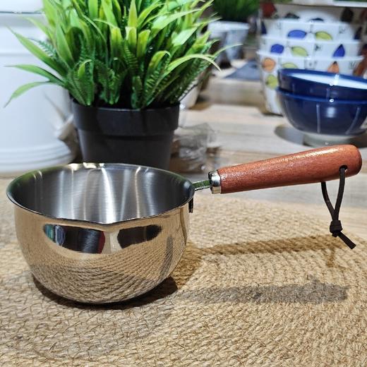 9266美居宝特厚鼓形304钢泼油小锅300 商品图0