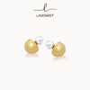 【Lagomist】拿铁系列 | 金/银牛奶双球耳钉 商品缩略图0