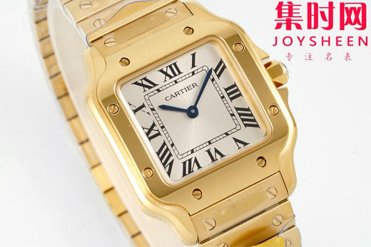 AF卡地亚桑托斯 山度士系列 女款迷你尺寸 迷你山度士 女士腕表 表盘尺寸：27×34.5mm 商品图2