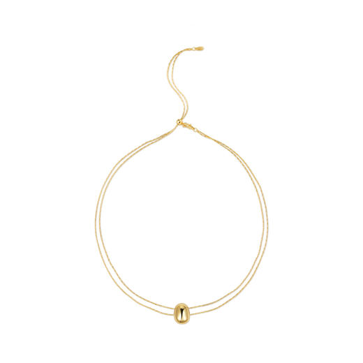 【秦岚&于文文&万妮达&刘孜同款】Lagomist拿铁系列 | 金/银咖啡豆项链 商品图5