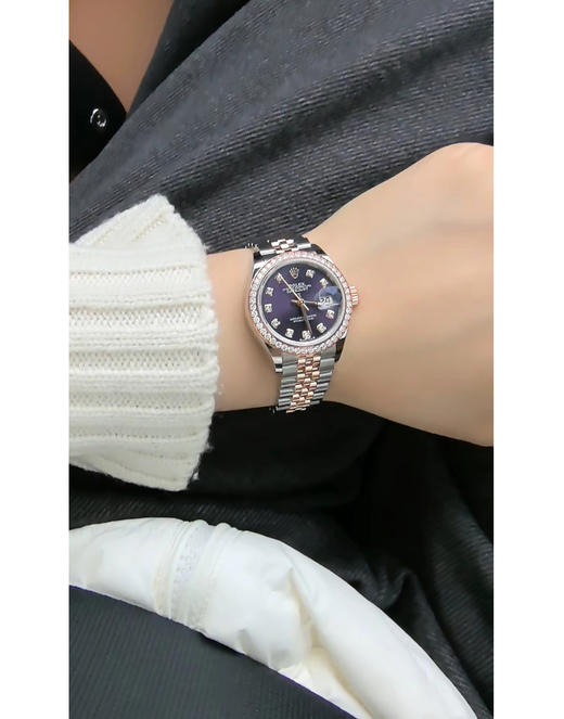 QB1-劳力士CS紫日志 钻圈间玫金 2236机（SH） 商品图3