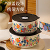 【食品级 陶瓷碗饭盒 】可用微波炉家用带盖便当盒 密封碗泡面碗 节日实用送礼礼品 商品缩略图2